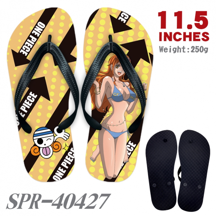 One Piece Thickened rubber flip-flops slipper average size SPR-40427