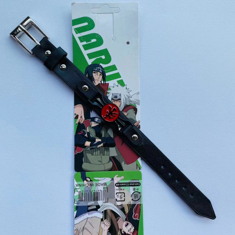 Naruto Anime peripheral Bracelet Leather Bracelet price for 5 pcs