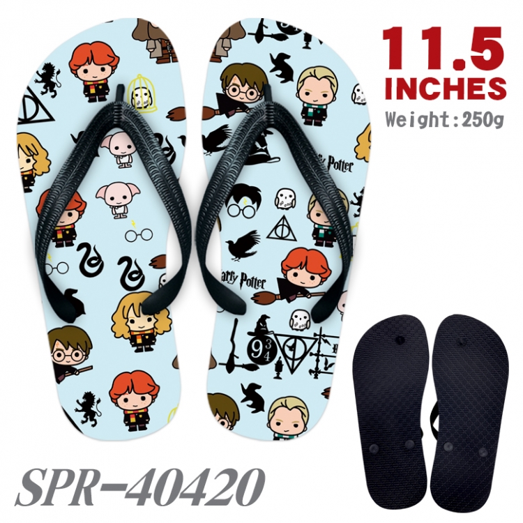 Harry Potter Thickened rubber flip-flops slipper average size  SPR-40420