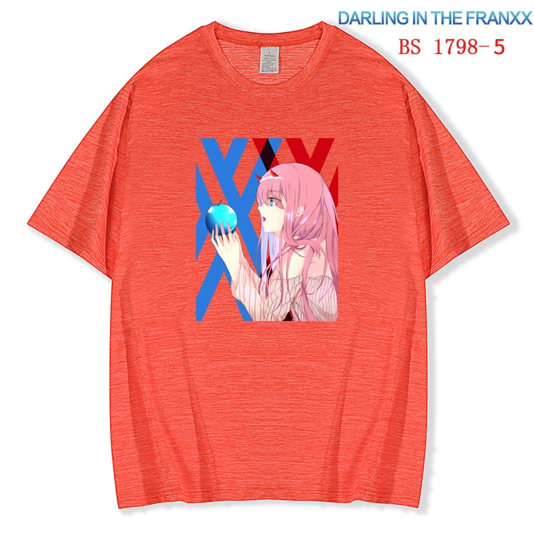 DARLING in the FRANX ice silk cotton loose and comfortable T-shirt from XS to 5XL BS-1798-5