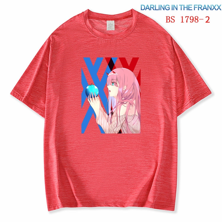 DARLING in the FRANX ice silk cotton loose and comfortable T-shirt from XS to 5XL  BS-1798-2