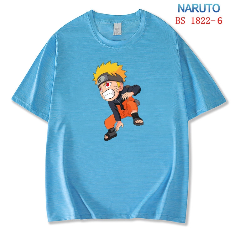 Naruto ice silk cotton loose and comfortable T-shirt from XS to 5XL   BS-1822-6