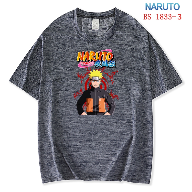 Naruto ice silk cotton loose and comfortable T-shirt from XS to 5XL BS-1833-3