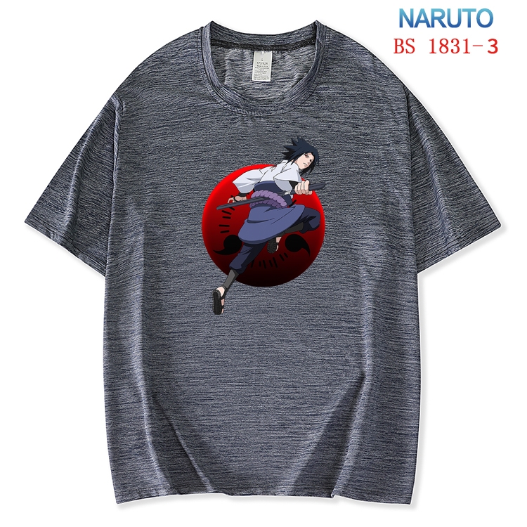 Naruto ice silk cotton loose and comfortable T-shirt from XS to 5XL   BS-1831-3