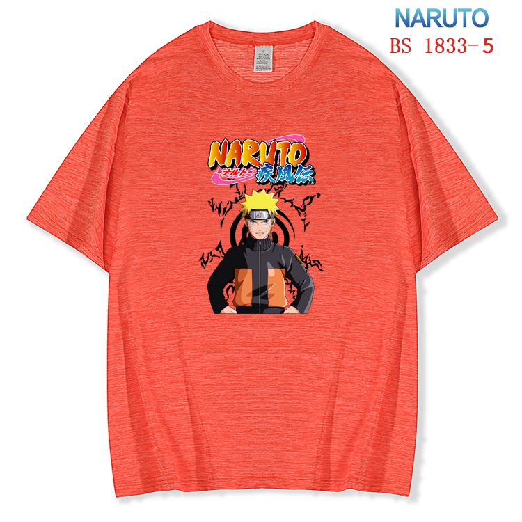 Naruto ice silk cotton loose and comfortable T-shirt from XS to 5XL BS-1833-5