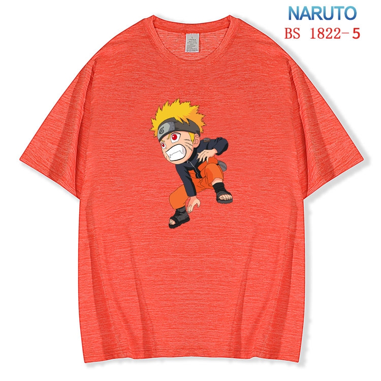 Naruto ice silk cotton loose and comfortable T-shirt from XS to 5XL BS-1822-5