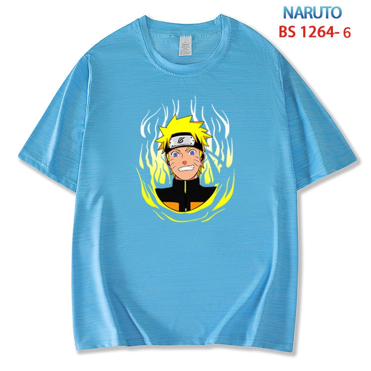 Naruto ice silk cotton loose and comfortable T-shirt from XS to 5XL   BS-1264-6