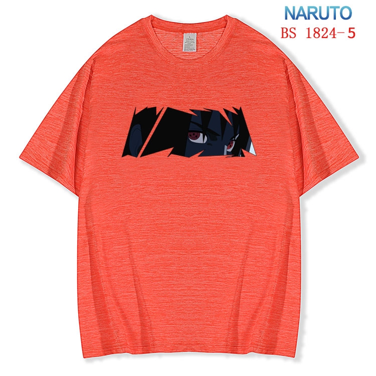 Naruto ice silk cotton loose and comfortable T-shirt from XS to 5XL  BS-1824-5