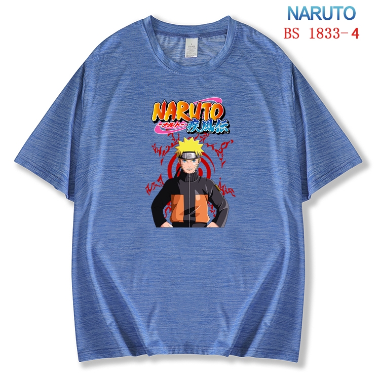 Naruto ice silk cotton loose and comfortable T-shirt from XS to 5XL BS-1833-4