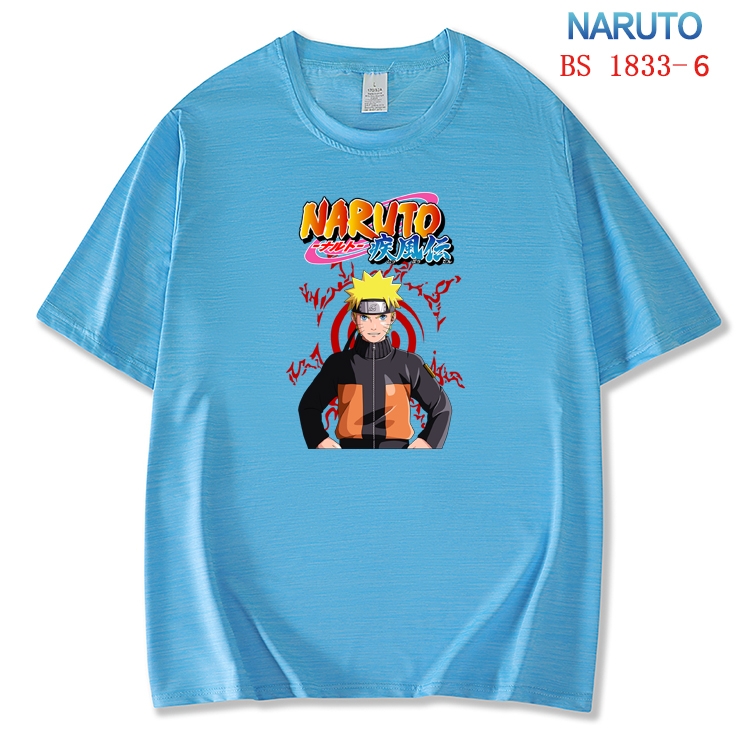 Naruto ice silk cotton loose and comfortable T-shirt from XS to 5XL   BS-1833-6