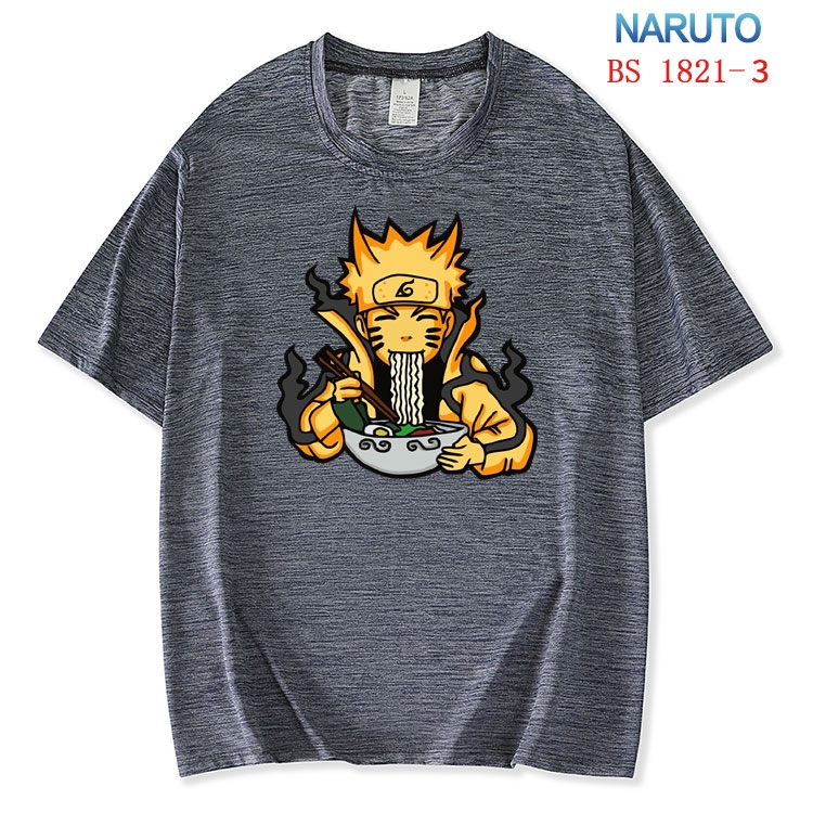 Naruto ice silk cotton loose and comfortable T-shirt from XS to 5XL BS-1821-3