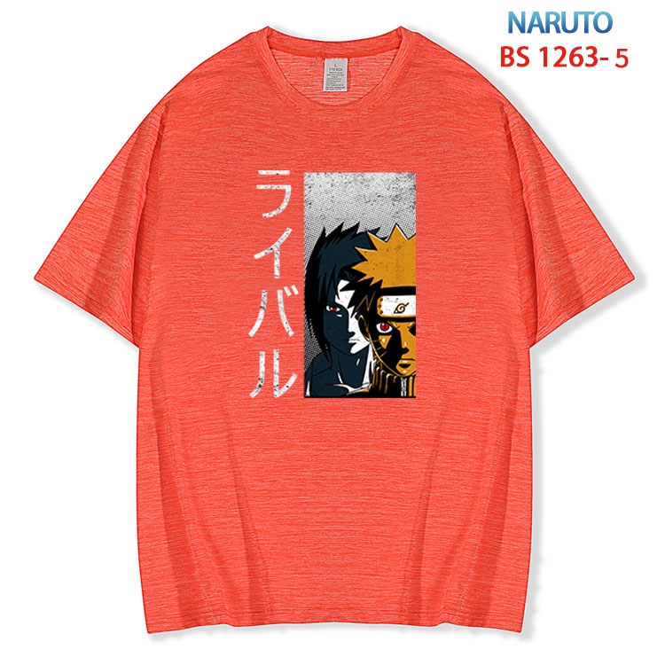 Naruto ice silk cotton loose and comfortable T-shirt from XS to 5XL  BS-1263-5