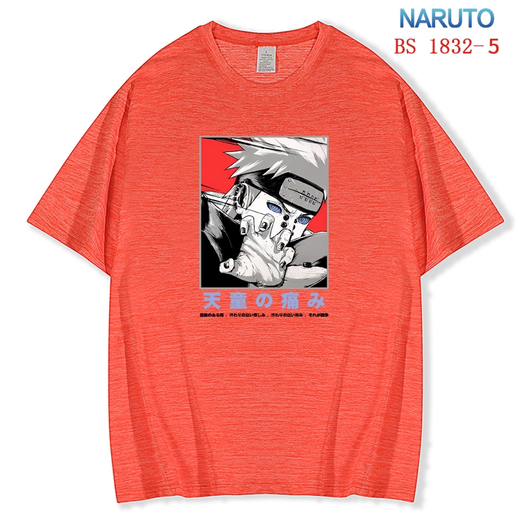 Naruto ice silk cotton loose and comfortable T-shirt from XS to 5XL BS-1832-5