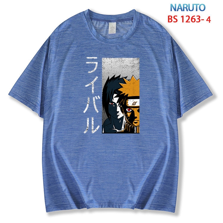 Naruto ice silk cotton loose and comfortable T-shirt from XS to 5XL BS-1263-4