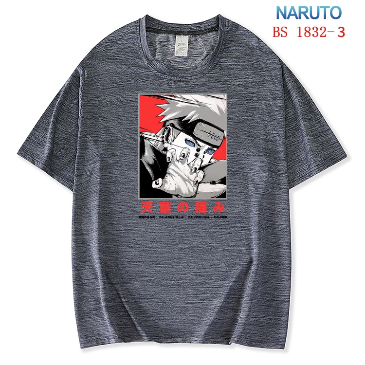 Naruto ice silk cotton loose and comfortable T-shirt from XS to 5XL BS-1832-3