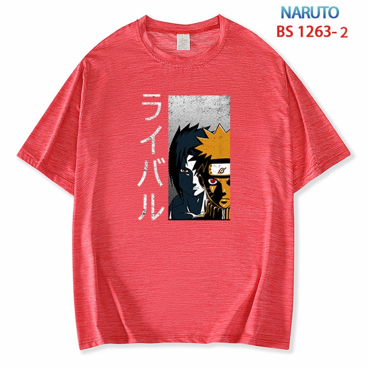 Naruto ice silk cotton loose and comfortable T-shirt from XS to 5XL  BS-1263-2