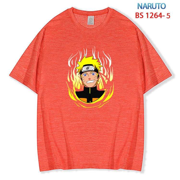 Naruto ice silk cotton loose and comfortable T-shirt from XS to 5XL  BS-1264-5