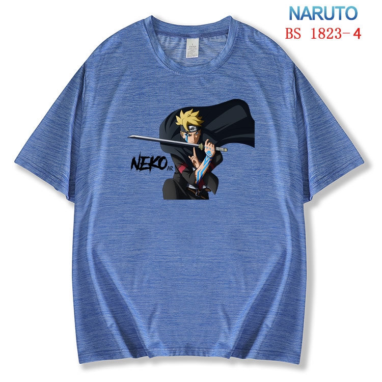 Naruto ice silk cotton loose and comfortable T-shirt from XS to 5XL  BS-1823-4
