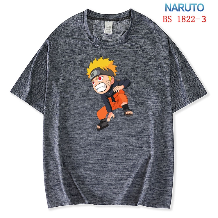 Naruto ice silk cotton loose and comfortable T-shirt from XS to 5XL  BS-1822-3