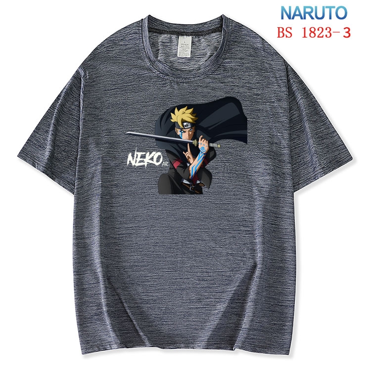 Naruto ice silk cotton loose and comfortable T-shirt from XS to 5XL  BS-1823-3