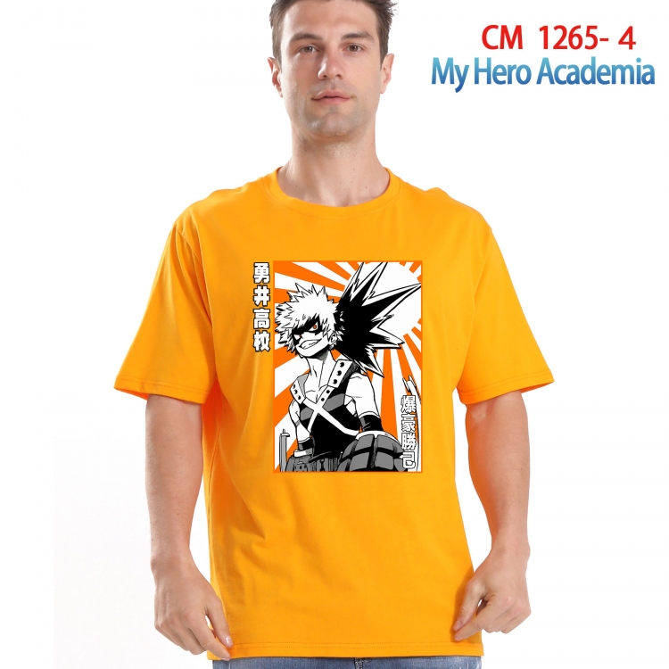 My Hero Academia Printed short-sleeved cotton T-shirt from S to 4XL  CM-1265-4