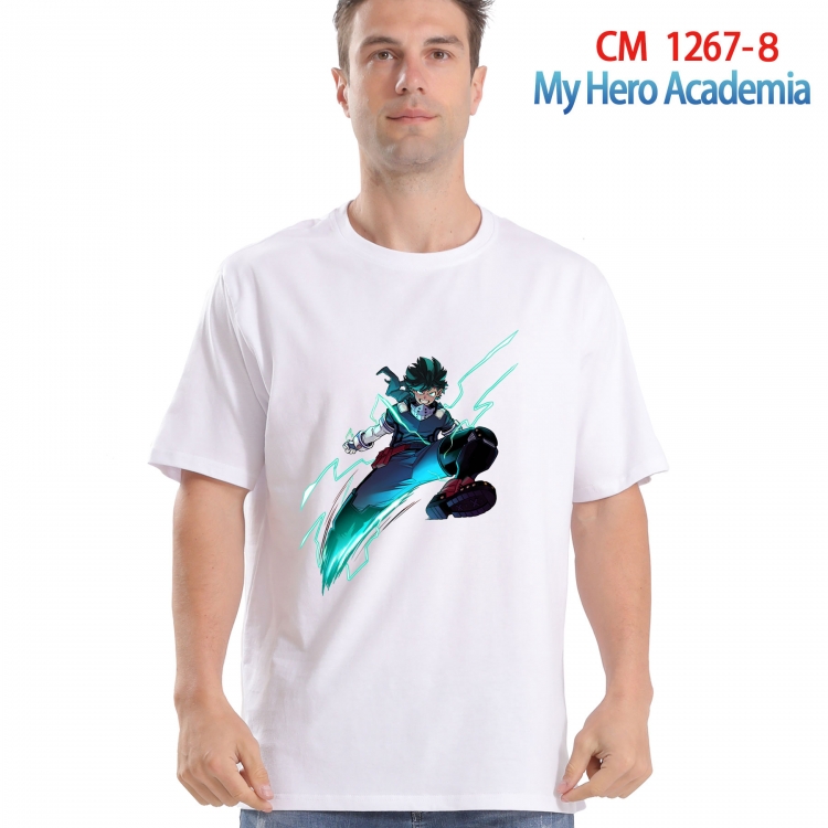 My Hero Academia Printed short-sleeved cotton T-shirt from S to 4XL   CM-1267-8