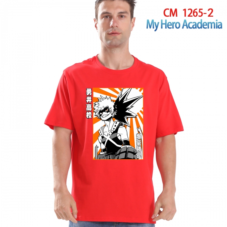 My Hero Academia Printed short-sleeved cotton T-shirt from S to 4XL  CM-1265-2