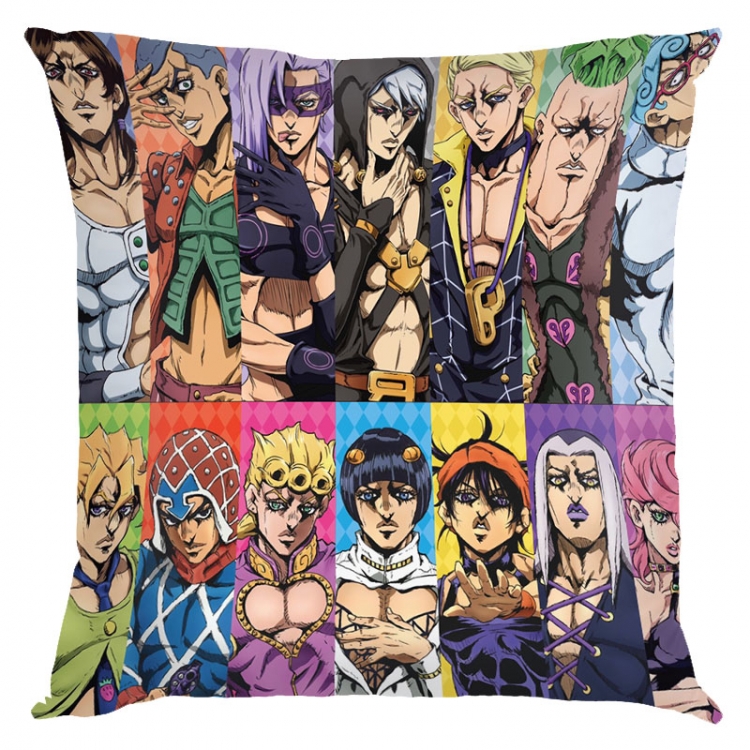 JoJos Bizarre Adventure  Anime square full-color pillow cushion 45X45CM NO FILLING  J1-193