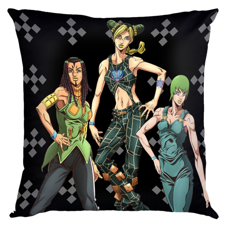 JoJos Bizarre Adventure  Anime square full-color pillow cushion 45X45CM NO FILLING   J1-226