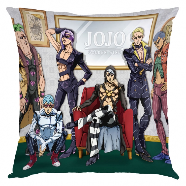 JoJos Bizarre Adventure  Anime square full-color pillow cushion 45X45CM NO FILLING   J1-195