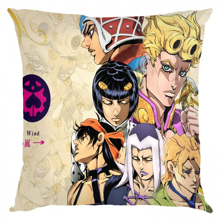 JoJos Bizarre Adventure  Anime square full-color pillow cushion 45X45CM NO FILLING  J1-240