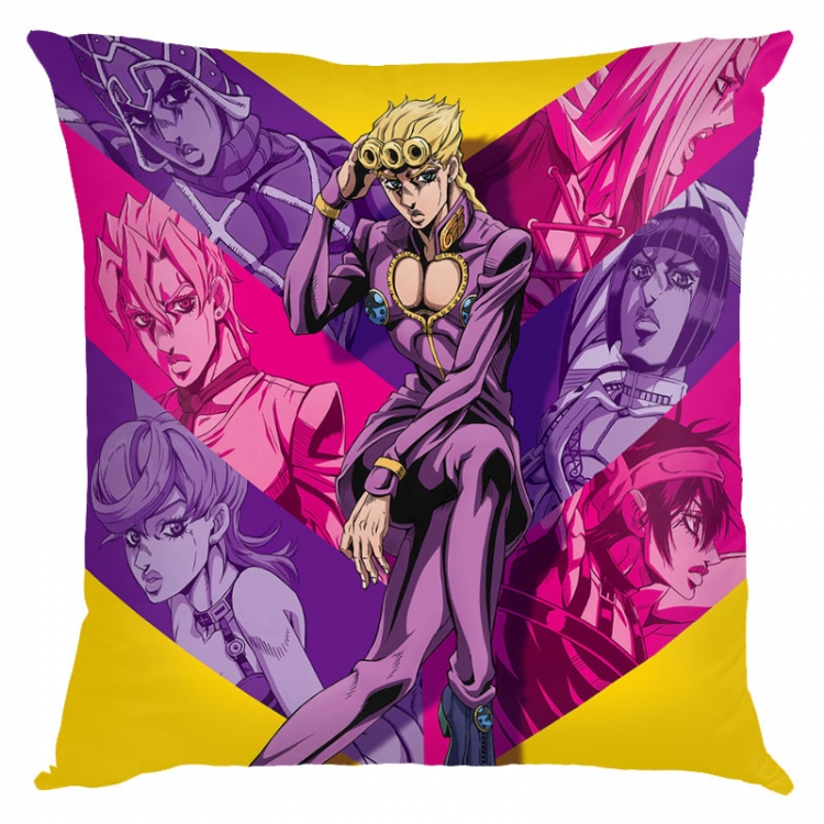 JoJos Bizarre Adventure  Anime square full-color pillow cushion 45X45CM NO FILLING  J1-181