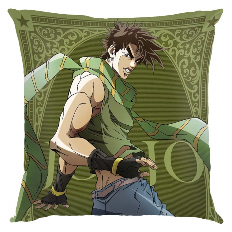 JoJos Bizarre Adventure  Anime square full-color pillow cushion 45X45CM NO FILLING  J1-244 动