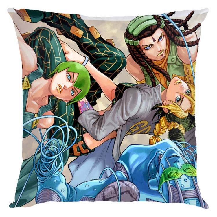 JoJos Bizarre Adventure  Anime square full-color pillow cushion 45X45CM NO FILLING  J1-204