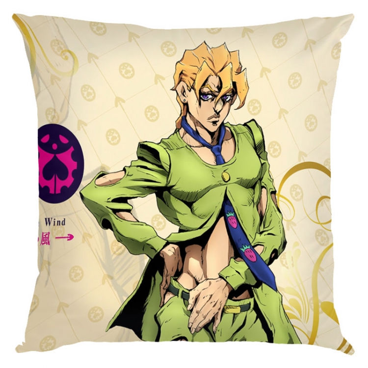 JoJos Bizarre Adventure  Anime square full-color pillow cushion 45X45CM NO FILLING  J1-234