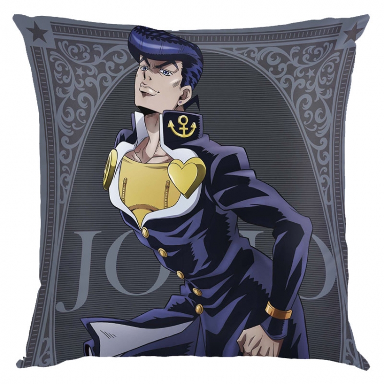 JoJos Bizarre Adventure  Anime square full-color pillow cushion 45X45CM NO FILLING  J1-245