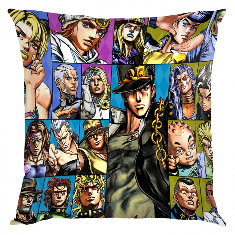 JoJos Bizarre Adventure  Anime square full-color pillow cushion 45X45CM NO FILLING  J1-170B