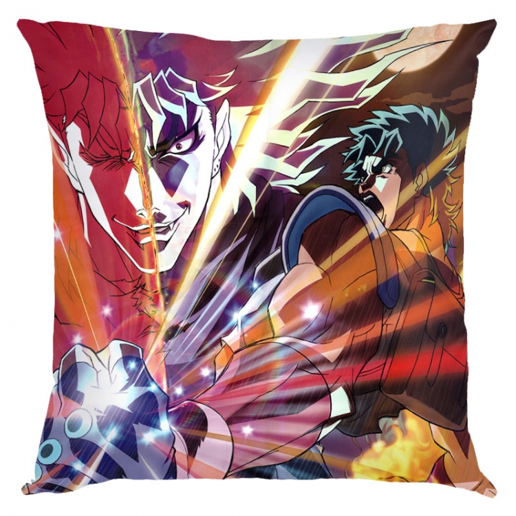 JoJos Bizarre Adventure  Anime square full-color pillow cushion 45X45CM NO FILLING  J1-206