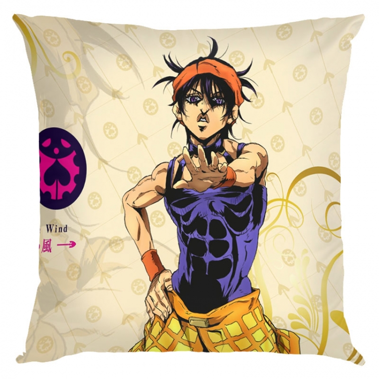 JoJos Bizarre Adventure  Anime square full-color pillow cushion 45X45CM NO FILLING  J1-233