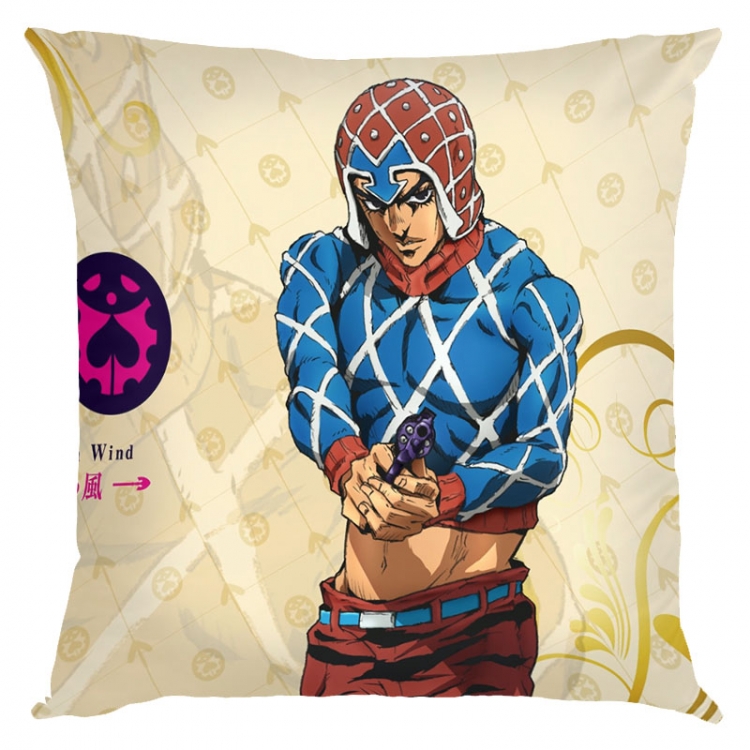 JoJos Bizarre Adventure  Anime square full-color pillow cushion 45X45CM NO FILLING  J1-235