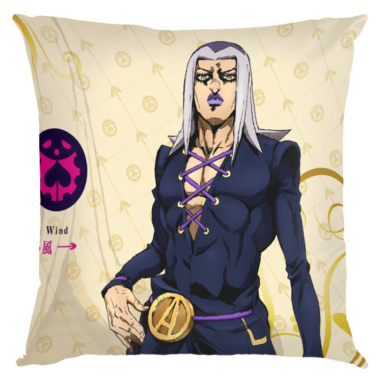 JoJos Bizarre Adventure  Anime square full-color pillow cushion 45X45CM NO FILLING  J1-237