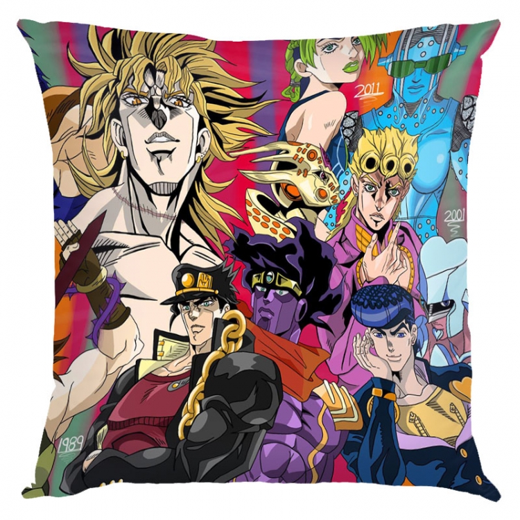 JoJos Bizarre Adventure  Anime square full-color pillow cushion 45X45CM NO FILLING  J1-164