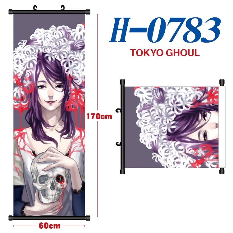 Tokyo Ghoul Anime Plastic pole cloth painting Wall Scroll 60X170CM  H-0783