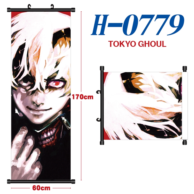 Tokyo Ghoul Anime Plastic pole cloth painting Wall Scroll 60X170CM  H-0779