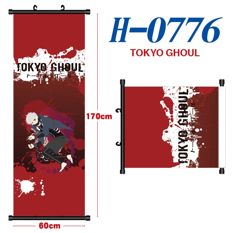 Tokyo Ghoul Anime Plastic pole cloth painting Wall Scroll 60X170CM  H-0776