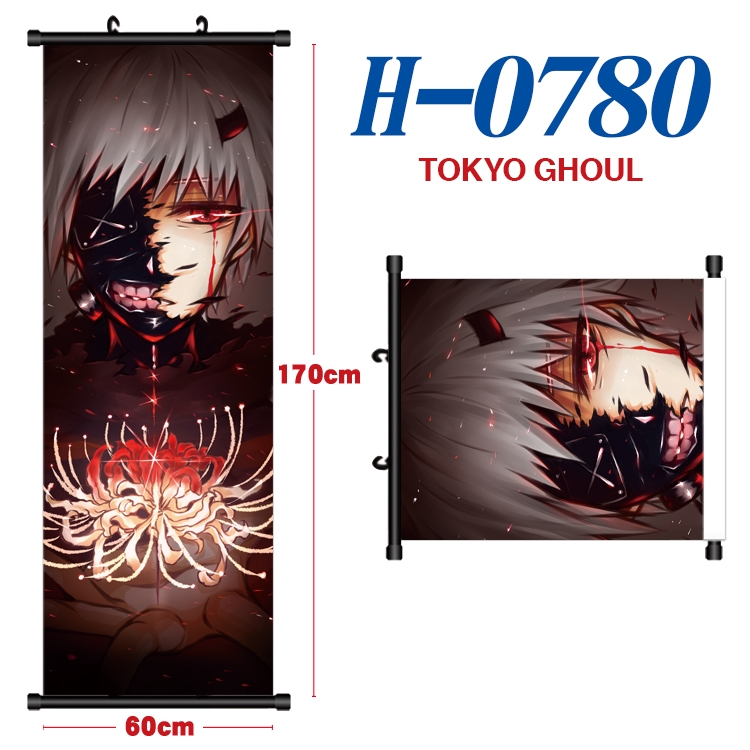 Tokyo Ghoul Anime Plastic pole cloth painting Wall Scroll 60X170CM  H-0780