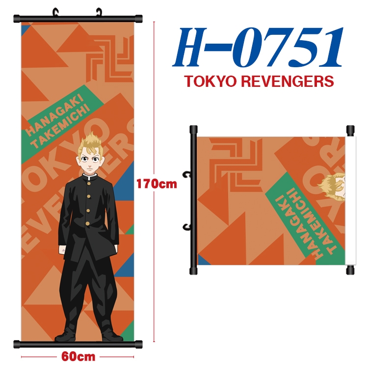 Tokyo Revengers  Anime Plastic pole cloth painting Wall Scroll 60X170CM  H-0751