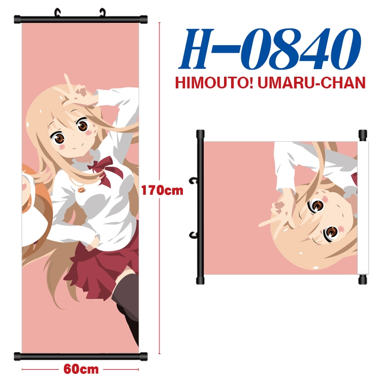 Himouto! Umaru-chan Anime Plastic pole cloth painting Wall Scroll 60X170CM H-0840
