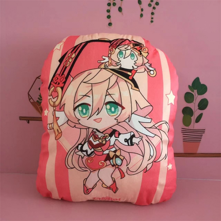 Genshin Impact Anime Color background plush pillow nap cushion