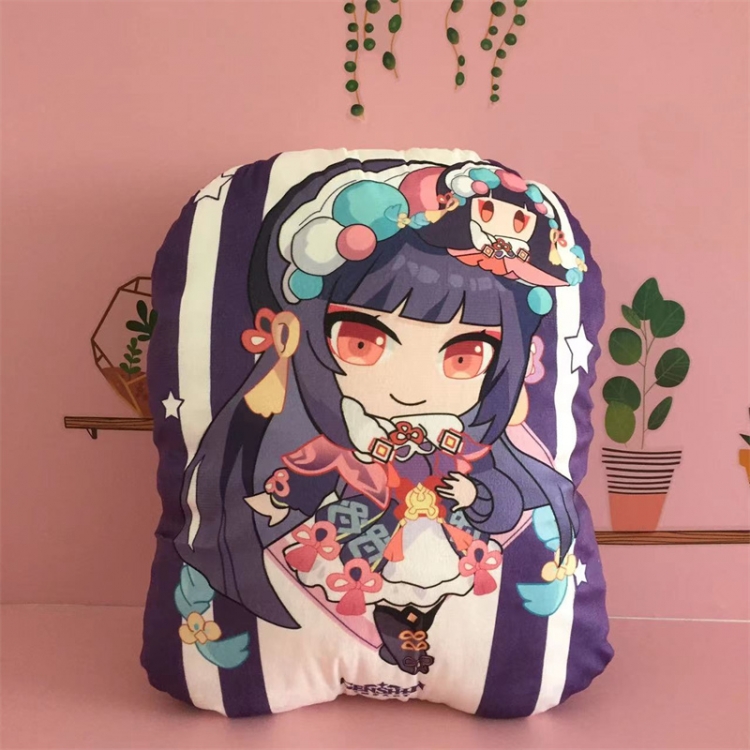 Genshin Impact Anime Color background plush pillow nap cushion